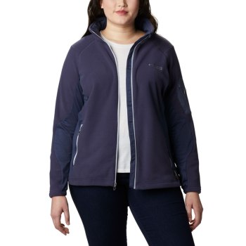 Columbia Titan Pass II 2.0 Fleece Plus Size, Chamarras Azul Marino Grises Para Mujer | 098761-RBZ